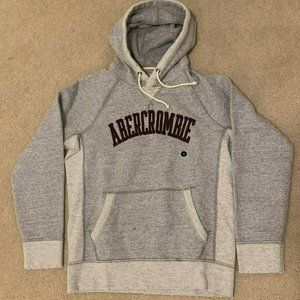 NWT Abercrombie Mens Heavyweight Logo Hoodie